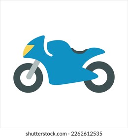 Sport bike vector icon symbol design