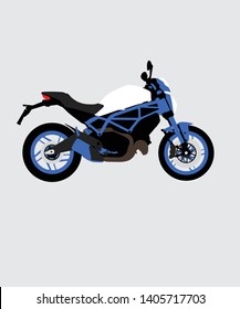 sport bike vector isolated illustration 