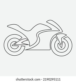 Sport bike wrap design vector