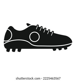 Sport boot icon simple vector. Soccer shoe. Football pair