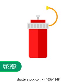 Sport bottle flat icon