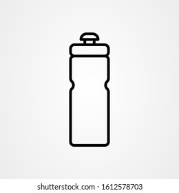 Sport Bottle Icon Flat Vector Design