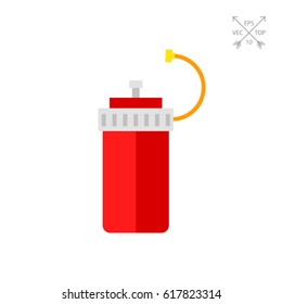 Sport Bottle with Straw Icon