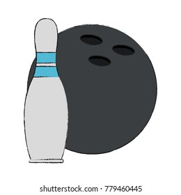 Sport bowling ball