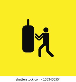 sport boxer icon vector