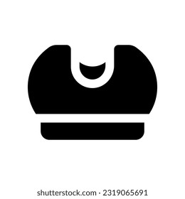 sport bra icon for your website design, logo, app, UI.