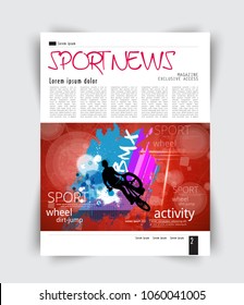 Sport brochure layout