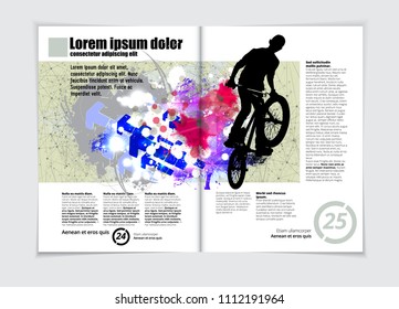 Sport brochure layout
