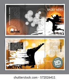 Sport brochure layout