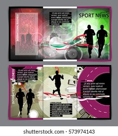 Sport brochure layout