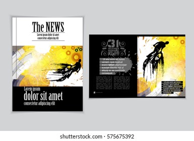 Sport brochure layout
