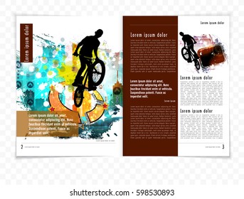Sport brochure layout