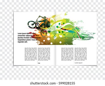 Sport brochure layout