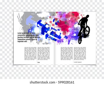 Sport brochure layout