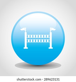sport button design, vector illustration eps10 graphic 
