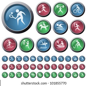 Sport button set