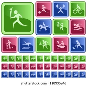 Sport button set