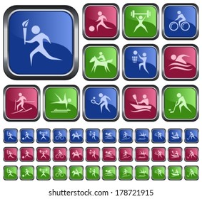 Sport button set