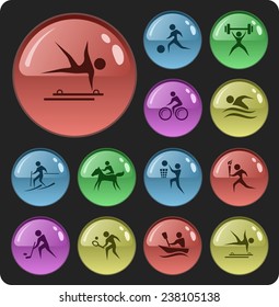 Sport button set