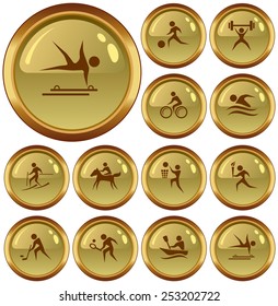 Sport button set