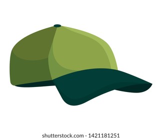 sport cap equipment isolated icon