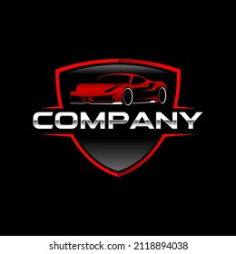 sport car automotive  logo template, very suitable for automotive companies