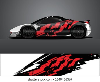sport car decal graphic wrap vector, abstract background sport car decal graphic wrap vector, abstract background