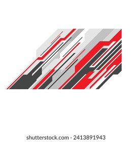 Sport car decal stripes. Speed lines, racing tuning strips and car sticker vector se