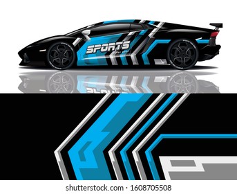 Sport Car Decal Vector Design 