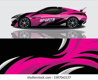 Sport Car Decal Wrap Vector Design