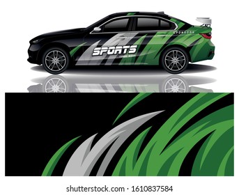 Sport Car Decal Wrap Vector Design
