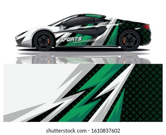 Sport Car Decal Wrap Vector Design