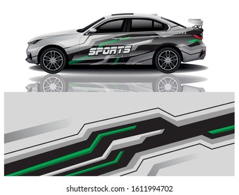 Sport Car Decal Wrap Vector Design 