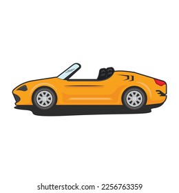 sport car element  vector cartoon concept design template web