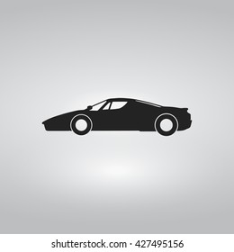 Sport Car Flat Icon