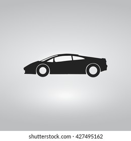Sport Car Flat Icon