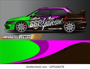 sport car graphic background vector. abstract race style livery design for vehicle vinyl sticker wrap 