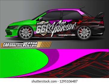 sport car graphic background vector. abstract race style livery design for vehicle vinyl sticker wrap 