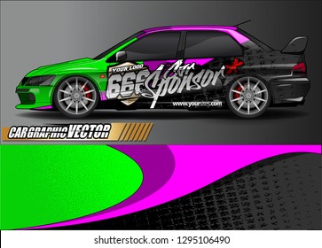 sport car graphic background vector. abstract race style livery design for vehicle vinyl sticker wrap 