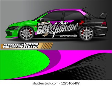 sport car graphic background vector. abstract race style livery design for vehicle vinyl sticker wrap 