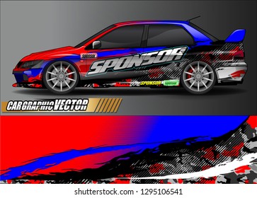 sport car graphic background vector. abstract race style livery design for vehicle vinyl sticker wrap 