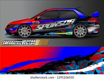 sport car graphic background vector. abstract race style livery design for vehicle vinyl sticker wrap 
