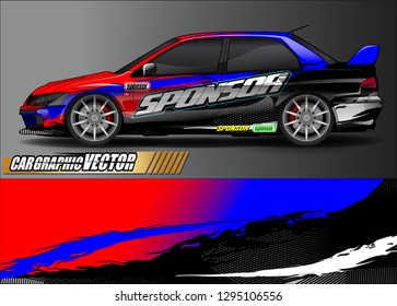 sport car graphic background vector. abstract race style livery design for vehicle vinyl sticker wrap 