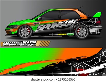 sport car graphic background vector. abstract race style livery design for vehicle vinyl sticker wrap 