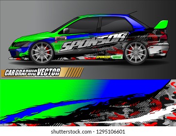 sport car graphic background vector. abstract race style livery design for vehicle vinyl sticker wrap 