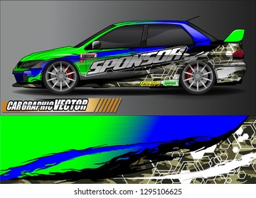sport car graphic background vector. abstract race style livery design for vehicle vinyl sticker wrap 