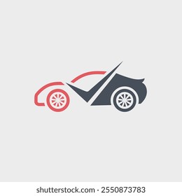 Esporte carro Icon design ilustração 
