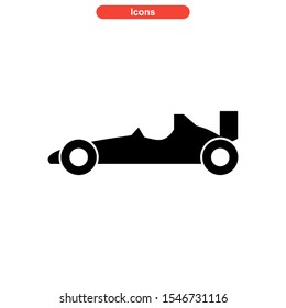 sport car icon isolated sign symbol vector illustration - high quality black style vector icons
