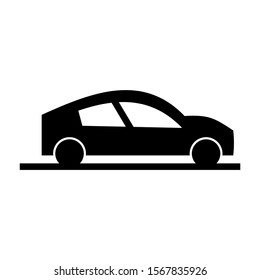 sport car icon isolated sign symbol vector illustration - high quality black style vector icons
