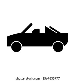 sport car icon isolated sign symbol vector illustration - high quality black style vector icons
